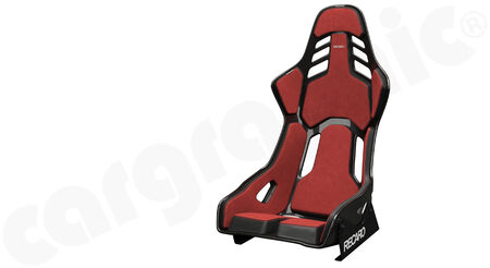 RECARO Podium - Alcantara Red / Leather Black - Cover: Alcantara Red / Leather Black<br>
Pad-Kit L<br>
Material: CFRP<br>
Weight: 5.9kg<br>
<b>Part No.</b>0790212B23