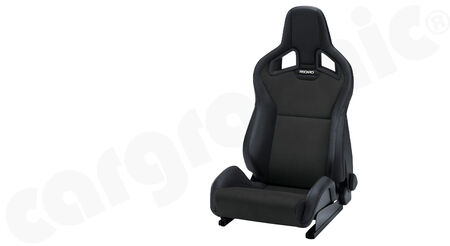 RECARO Sportster CS - Dinamica / Kunstleder - Cover: Dinamica Black / Ambla leather Black <br>
Equipment: seat heating<br>
<b>Part No.</b> CAR410101575