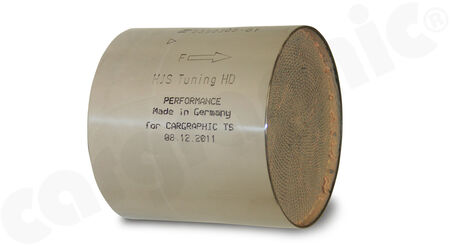 CARGRAPHIC / HJS Tuning Catalytic converter - - 200 cpsi HD Metal core<br>
- Size: Ø130x112mm<br>
<b>Part No.</b> 717394HDTS