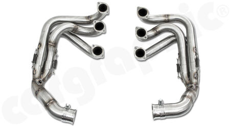 CARGRAPHIC ID45 RACING Manifold Set - - ID 45mm primaries<br>
- ID 61mm secondaries<br>
- 2,5" / 63,50mm outlet pipe<br>
<b>Part No.</b> CARP11FKRID45