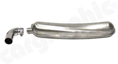 CARGRAPHIC Sport Rear Silencer - - Inlet: <b>Single flow</b><br>
- Outlet: <b>Left</b> with <b>75mm</b> Tailpipe<br>
- <b>SUPER SOUND VERSION</b><br>
<b>Part No.</b> CAR1SS75SS