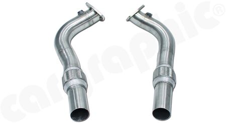 CARGRAPHIC Flex Pipe Set - - with 2,5" / 63,50mm pipe work<br>
- only to be used with RACE-X rear silencer set<br>
<b>Part No.</b> CARP87AXPDFI63
