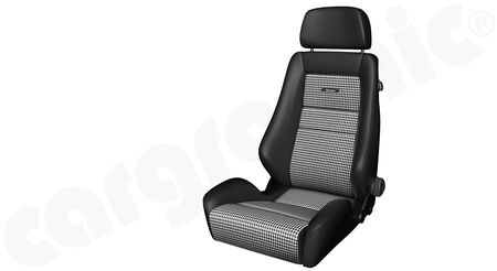 RECARO Classic LX Sport Seat - Cover: Leather Black / Pepita fabric<br>
suitable for passenger and driver side<br>
<b>Part No. </b>LX088000B25