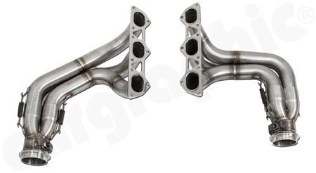 CARGRAPHIC Longtube Manifold Set - - with 2" / 50,8mm primary pipe diameter<br>
- no catalytic converter<br>
- Not OBD2 compliant / ECU Upgrade required<br>
<b>Part No.</b> PERP91GT3FKR
