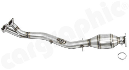 CARGRAPHIC N-GT Sport Catalytic Converter - - 100 cpsi MOTORSPORT catalytic converter<br>
- Ø130mm / HD Matrix design<br>
- Weight: approx. only <b>5.15kg</b><br>
<b>Part No.</b> CARP68NGT1