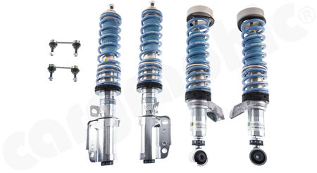 BILSTEIN B16 PSS10 - Coilover Suspension - - Perfect to be combined with <b>CARGRAPHIC AirLift</b><br>
- 10-step rebound and compression setting<br>
- FA: lowering <b>-15 up to 35mm</b><br>
- RA: lowering <b>-10 up to 20mm</b><br>
<b>Part No.</b> CARBIL48-132688