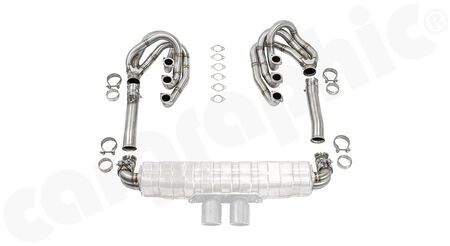CARGRAPHIC GT Sport Exhaust System - - ID 42mm GT - Manifoldset<br>
- no heating<br>
- no catalytic converters<br>
- to be used with <b>OEM GT3</b> sport rear silencer<br>
<b>Part No.</b> CARP11GTKITCOGT32