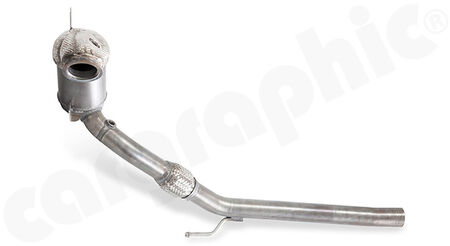 HJS Tuning Downpipe - 90951120 - with <b>200cpsi sport catalytic converter</b><br>
for<br>
- AUDI A3 TSI 1,2l / 1,4l<br>
- SEAT Leon III TSI 1,2l / 1,4l<br>
- SKODA Octavia III TSI 1,2l / 1,4l<br>
- VW Golf VII TSI 1,2l / 1,4l<br>
with <b>ECE-homologation</b><br>
<b>Part No.:</b> PER90951120