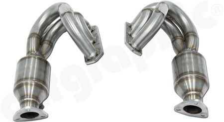 CARGRAPHIC Longtube Manifold Set - - with 1,75" / 45mm primay diameter <br>
- 2x 200 cpsi HD catalytic converters<br>
- fully OBD2 compliant<br>
<b>Part No.</b> CARP87FKOBD2