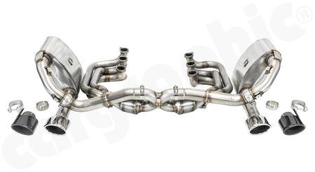 CARGRAPHIC Motorsport System GTR-X - - ID45mm Manifolds with long primaries<br>
- without heating<br>
- no catalytic converters<br>
- Tailpipe variations<br>
<b>Part No.</b> CARP93GTRKITX02