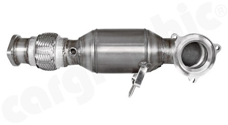 HJS Tuning Downpipe - 90815020 - with <b>200cpsi sport catalytic converter</b><br>
for<br>
- FORD Fiesta ST 1,6l<br>
with <b>ECE-homologation</b><br>
<b>Part No.:</b> PER90815020