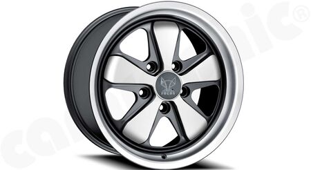 FUCHS-Wheel Evolution 8,0x17" ET 52 - - Version: Silver / Black Star<br>
- Silk-gloss anodized / matt-black<br>
- for rear axle<br>
<b>Art.No.</b>CARFU5130801752<br>
