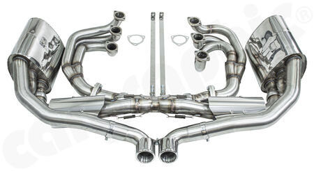 CARGRAPHIC Sport Exhaust System N-GTX - - ID42 Manifolds without heating<br>
- 2x 200 cpsi catalytic converters<br>
- Tailpipe center outlet<br>
<b>Part No.</b> CARP93NGTKITXCOG