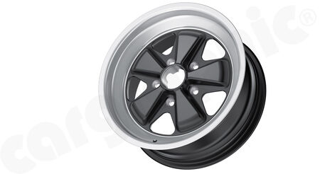 FUCHS-Wheel Evolution 7,0x16" ET 23,3 - - Version: Black Star<br>
- Silk-gloss anodized / matt-black<br>
<b>Art.No.</b>CARFU165130701623B