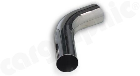CARGRAPHIC Tailpipe - - 75mm round<br>
- for OE / factory silencer<br>
- to be welded on<br>
<b>Part No.</b> AT75MM
