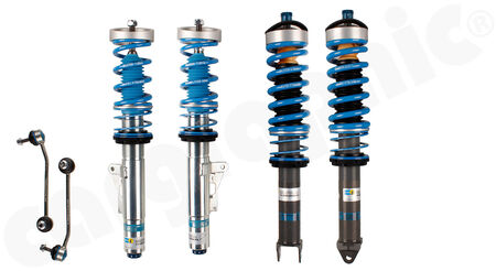 BILSTEIN B16 PSS10 - Coilover Suspension - - Perfect to be combined with <b>CARGRAPHIC AirLift</b><br>
- without electronic damping adjustment<br>
- VA: lowering <b>-25 up to 35mm</b><br>
- HA: lowering <b>-15 up to 35mm</b><br>
- for models <b>without PASM</b><br>
- Version: <b>Comfort</b><br>
<b>Part No.</b> CARBIL48-135887
