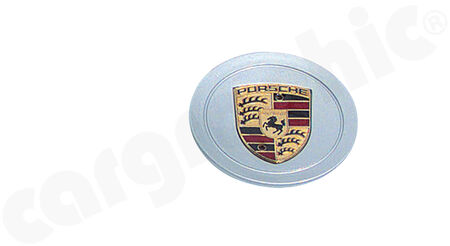 Center Cap - - for PORSCHE 993 wheels concave<br>
- Silver with Porsche logo (colour)<br>
<b>Part No.</b> 1A90130316339