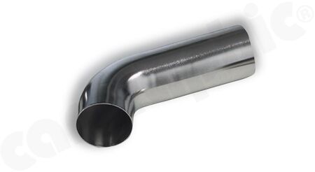 CARGRAPHIC Tailpipe - - 85mm round<br>
- for OE / factory silencer<br>
- to be welded on<br>
<b>Part No.</b> AT85MM