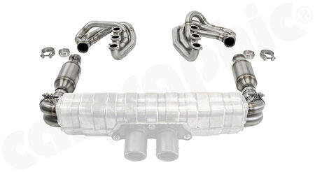 CARGRAPHIC GT Sport Exhaust System - - ID 42mm GT - Manifoldset<br>
- no heating<br>
- no catalytic converters<br>
- to be used with <b>OEM GT3</b> sport rear silencer<br>
<b>Part No.</b> CARP64GTKITCOGT33