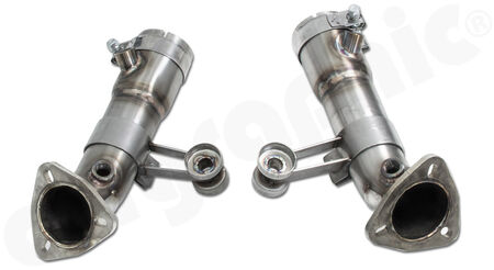 Catalytic Converter Replacement Pipe Set - - only to be used with Cargraphic primaries<br>
- without catalytic converters<br>
- not OBD2 compliant<br>
<b>Part No.</b> CARP87DFIFKRKATER