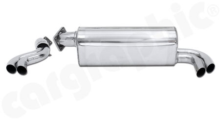 CARGRAPHIC Sport Rear Silencer - - Outlet: 4x Tailpipes 50,80mm, round<br>
- 930 Limited Edition look<br>
- SUPER SOUND VERSION<br>
<b>Part No.</b> CARP30ET4LEOE