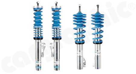 BILSTEIN B16 PSS9 - Coilover Suspension - - Perfect to be combined with <b>CARGRAPHIC AirLift</b><br>
- without electronic damping adjustment<br>
- VA: lowering <b>-25 up to 45mm</b><br>
- HA: lowering <b>-25 up to 45mm</b><br>
- for models <b>without PASM</b><br>
<b>Part No.</b> CARBIL48-121897