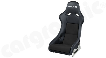 RECARO Pole Position (ABE) - Ambla leather - Cover: Ambla leather / Dinamica Black<br>
Material: GFRP<br>
Weight: 7.0kg<br>
<b>Part No.</b> 070770885