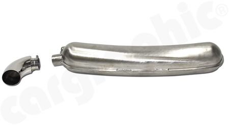 CARGRAPHIC Sport Rear Silencer - - Inlet: <b>Single flow</b><br>
- Outlet: <b>Left</b> with <b>100mm</b> Tailpipe<br>
- <b>SUPER SOUND VERSION</b><br>
<b>Part No.</b> CAR1SS100SS