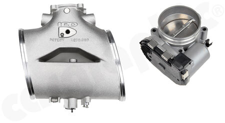 IPD - Intake Plenum - Competition Kit - <b>Competition-Version</b> - air intake<br>
- Y-pipe construction made from aluminium<br>
- <b>including 82mm throttle body</b><br>
<b>Part No.</b> CARRSSINPLP87DFI34CKIT