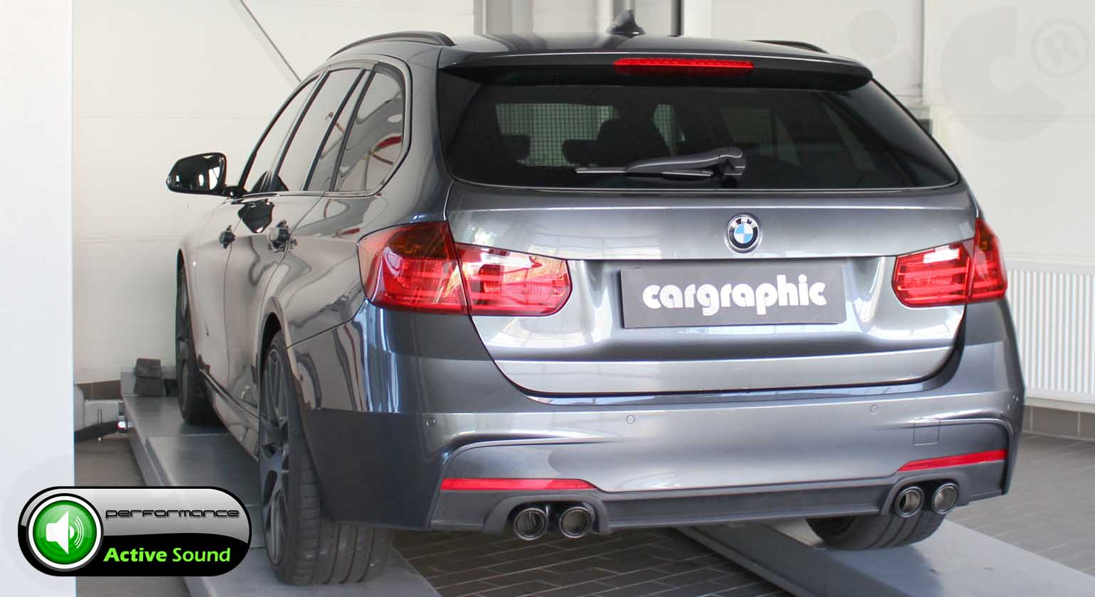 CARGRAPHIC Active Sound System M3 Look for BMW 320d F30 F31 F34